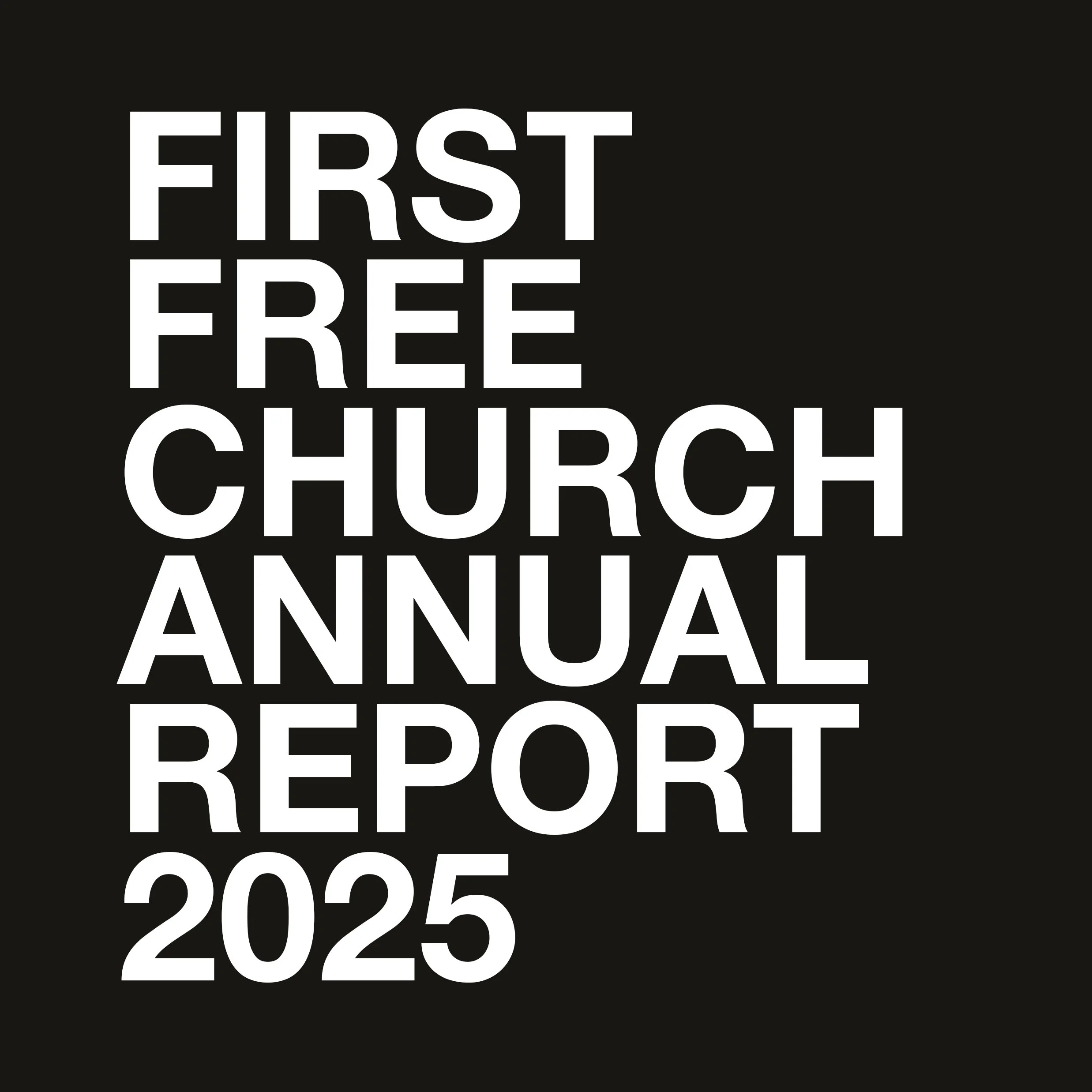 Annual Report — First Free Church